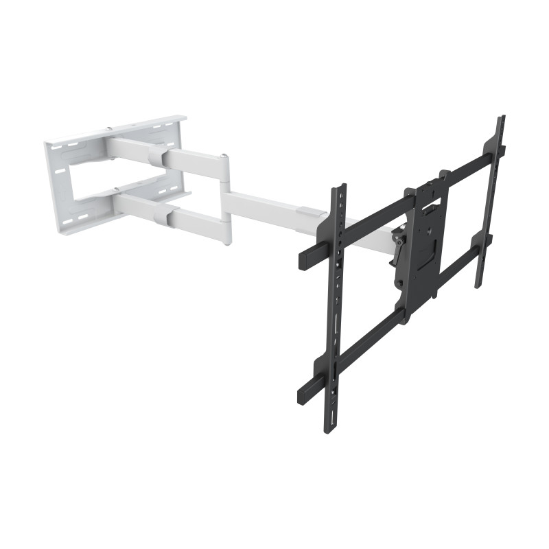 Multibrackets 6874 Supporto TV a parete 190,5 cm (75") Nero, Bianco