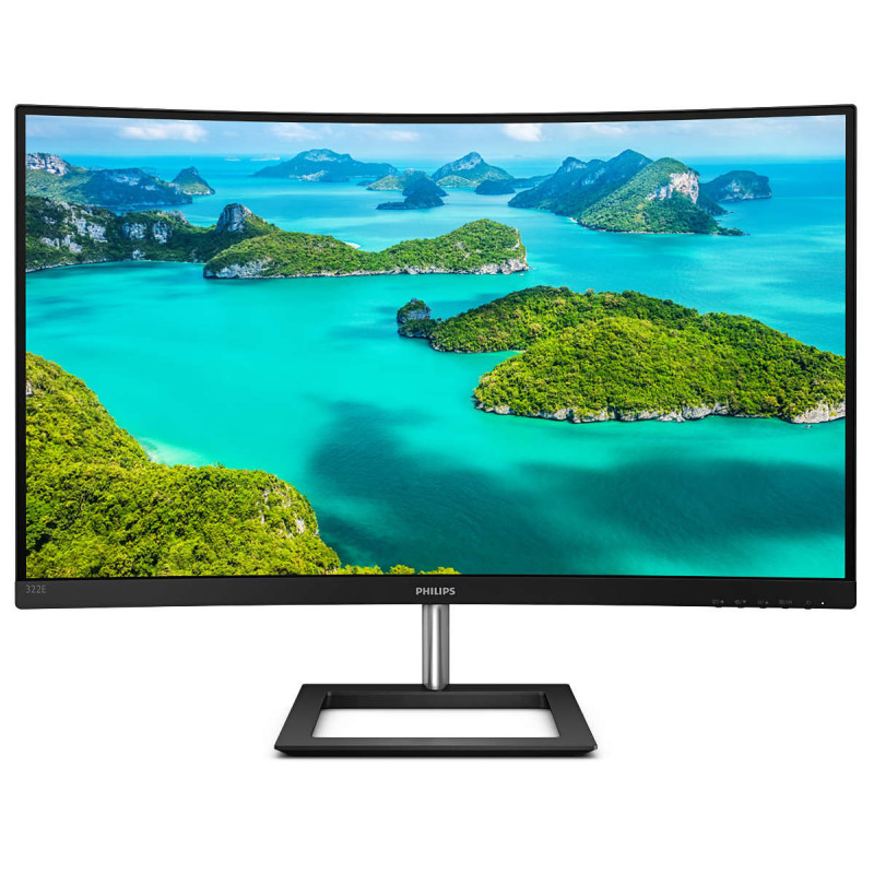 Philips E Line 322E1C/00 LED display 80 cm (31.5") 1920 x 1080 Pixel Full HD LCD Nero