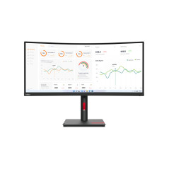 Lenovo ThinkVision T34w-30 LED display 86,4 cm (34") 3440 x 1440 Pixel Wide Quad HD Nero