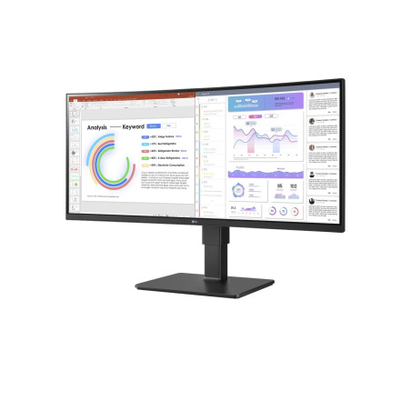 LG 34BQ77QB-B Monitor PC 86,4 cm (34") 3440 x 1440 Pixel UltraWide Quad HD LED Nero