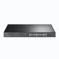 TP-Link TL-SG1218MP switch di rete Non gestito Gigabit Ethernet (10/100/1000) Supporto Power over Ethernet (PoE) 1U Nero