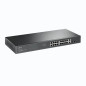 TP-Link TL-SG1218MP switch di rete Non gestito Gigabit Ethernet (10/100/1000) Supporto Power over Ethernet (PoE) 1U Nero