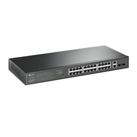 TP-Link TL-SG1428PE switch di rete Gestito L2 Gigabit Ethernet (10/100/1000) Supporto Power over Ethernet (PoE) 1U Nero