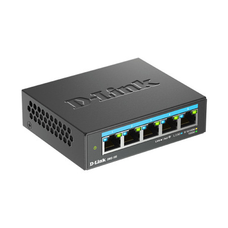 D-Link DMS-105 Non gestito L2 2.5G Ethernet (100/1000/2500) Nero