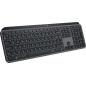 Logitech MX Keys S tastiera Universale RF senza fili + Bluetooth AZERTY Francese Grafite