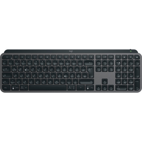 Logitech MX Keys S tastiera Universale RF senza fili + Bluetooth QWERTZ Tedesco Grafite