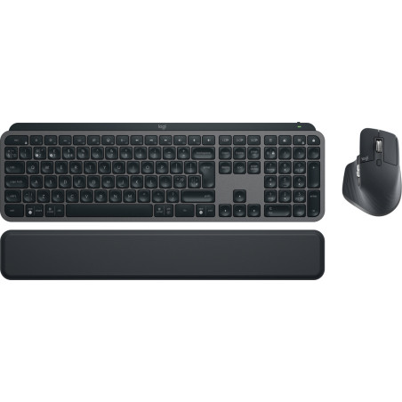 Logitech MX Keys S Combo tastiera Mouse incluso Ufficio RF senza fili + Bluetooth QWERTY Inglese UK Grafite