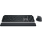 Logitech MX Keys S Combo tastiera Mouse incluso Ufficio RF senza fili + Bluetooth QWERTZ Tedesco Grafite