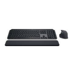 Logitech MX Keys S Combo tastiera Mouse incluso Ufficio RF senza fili + Bluetooth AZERTY Belga Grafite