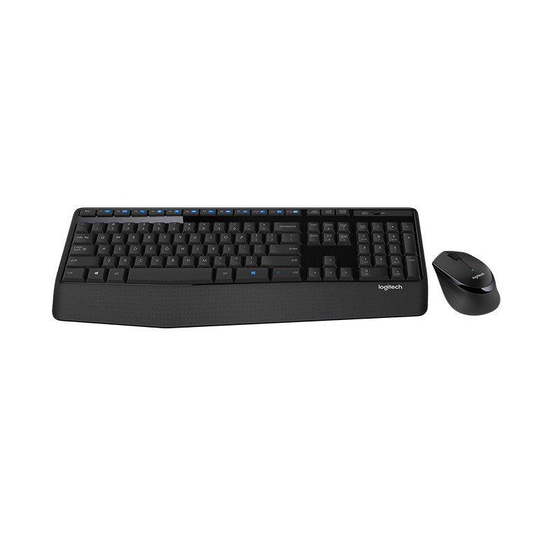 Logitech Wireless Combo MK345 tastiera Mouse incluso Ufficio RF Wireless Ceco Nero