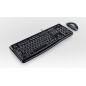 Logitech Desktop MK120 tastiera Mouse incluso USB QWERTZ Ungherese Nero