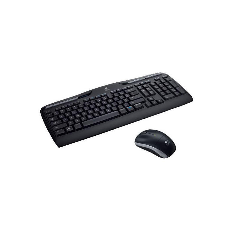 Logitech Wireless Combo MK330 tastiera Mouse incluso Ufficio RF Wireless QWERTY Italiano Nero