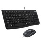 Logitech Desktop MK120 tastiera Mouse incluso USB QWERTY Spagnolo Nero