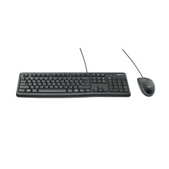 Logitech Desktop MK120 tastiera Mouse incluso Ufficio USB QWERTY Inglese britannico Nero