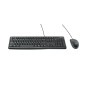 Logitech Desktop MK120 tastiera Mouse incluso Ufficio USB QWERTY Inglese britannico Nero