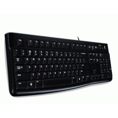 Logitech K120 Corded Keyboard tastiera USB QWERTZ Ungherese Nero