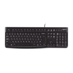 Logitech K120 Corded Keyboard tastiera Universale USB QWERTY US International Nero