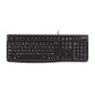 Logitech K120 Corded Keyboard tastiera Universale USB QWERTY US International Nero