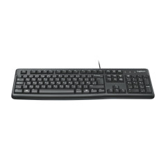 Logitech K120 Corded Keyboard tastiera Universale USB QWERTY US International Nero