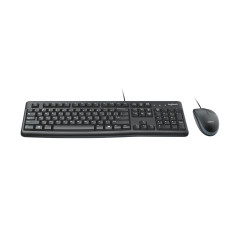 Logitech Desktop MK120 tastiera Mouse incluso USB QWERTY Inglese UK Nero