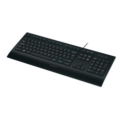 Logitech K280E Pro f/ Business tastiera Ufficio USB QWERTY US International Nero