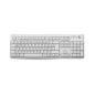 Logitech Keyboard K120 for Business tastiera Ufficio USB QWERTZ Tedesco Bianco