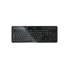 Logitech Wireless Solar Keyboard K750 tastiera Ufficio RF Wireless AZERTY Francese Nero