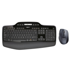 Logitech MK710 Performance tastiera Mouse incluso Universale RF Wireless QWERTY Nordic Nero