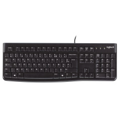 Logitech Keyboard K120 for Business tastiera Ufficio USB AZERTY Belga Nero