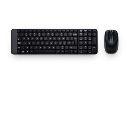 Logitech Wireless Combo MK220 tastiera Mouse incluso Ufficio USB Spagnolo Nero