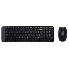 Logitech Wireless Combo MK220 tastiera Mouse incluso Ufficio RF Wireless QWERTZ Ungherese Nero