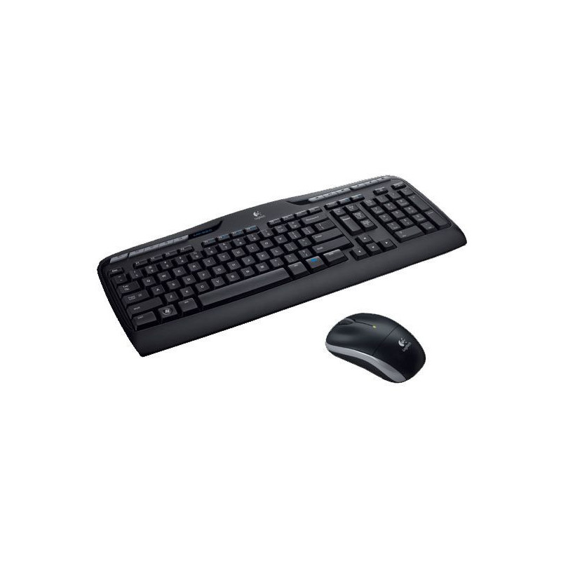 Logitech Wireless Combo MK330 tastiera Mouse incluso Ufficio USB QWERTZ Ungherese Nero