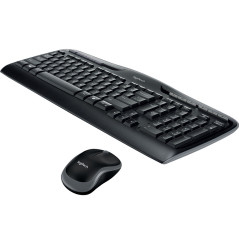 Logitech Wireless Combo MK330 tastiera Mouse incluso Ufficio USB QWERTZ Ungherese Nero