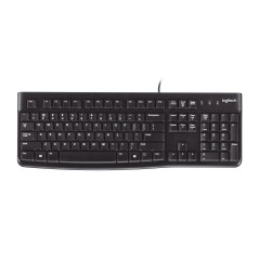 Logitech K120 Corded Keyboard tastiera Universale USB QWERTY Spagnolo Nero