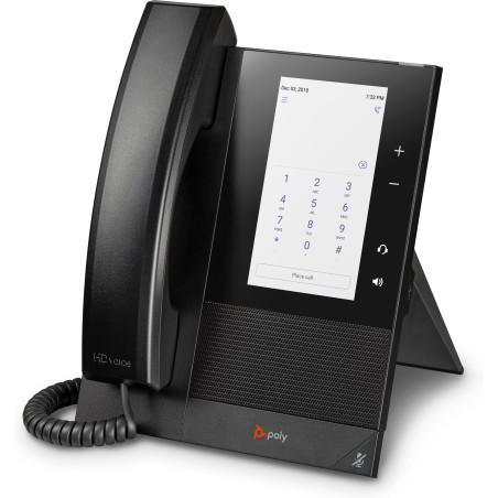 POLY Telefono multimediale aziendale CCX 400 per Microsoft Teams e abilitato per PoE