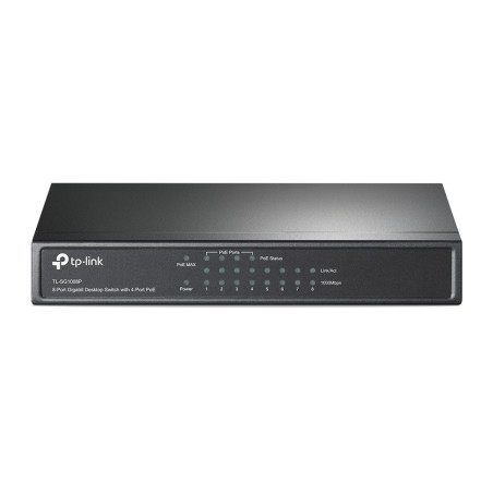 TP-Link TL-SG1008P Gestito Gigabit Ethernet (10/100/1000) Supporto Power over Ethernet (PoE) Grigio