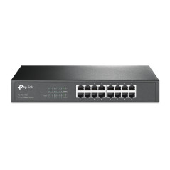 TP-Link TL-SG1016D Non gestito Gigabit Ethernet (10 100 1000) Nero