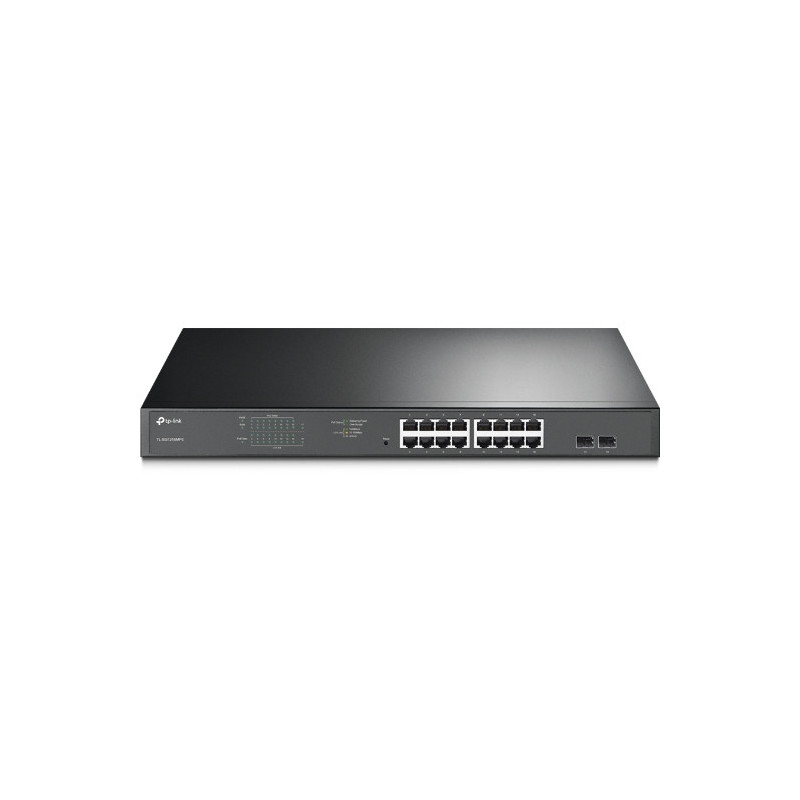 TP-Link TL-SG1218MPE Gestito L2 Gigabit Ethernet (10/100/1000) Supporto Power over Ethernet (PoE) 1U Nero