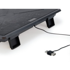 Conceptronic THANA05B base di raffreddamento per laptop 39,6 cm (15.6") Nero