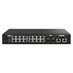 QNAP QSW-M2116P-2T2S switch di rete Gestito L2 2.5G Ethernet Supporto Power over Ethernet (PoE) Nero