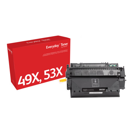 Everyday Toner ™ di Xerox Nero compatibile con HP 49X 53X (Q5949X  Q7553X), High capacity