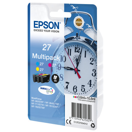 Epson Alarm clock Multipack Sveglia 3 colori Inchiostri DURABrite Ultra 27