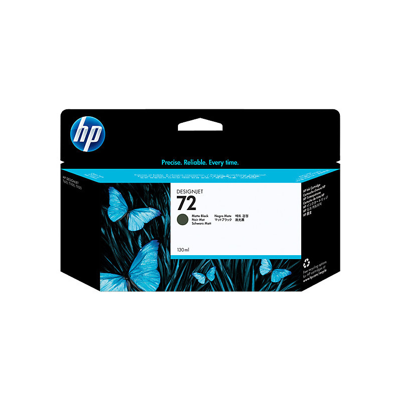 HP Cartuccia inchiostro nero opaco 72, 130 ml