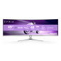 Philips Evnia 8000 49M2C8900L/00 Monitor PC 124,2 cm (48.9") 5120 x 1440 Pixel Dual QHD QDOLED Bianco