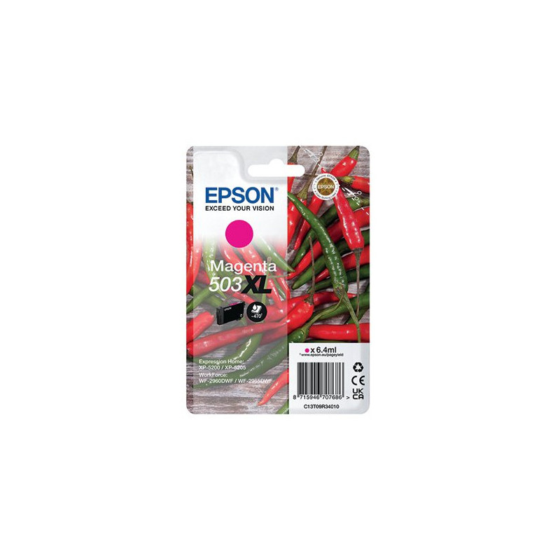 Epson 503XL cartuccia d'inchiostro 1 pz Originale Resa elevata (XL) Magenta