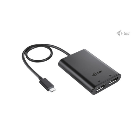 i-tec USB-C Dual 4K/60Hz (single 8K/30Hz) DP Video Adapter