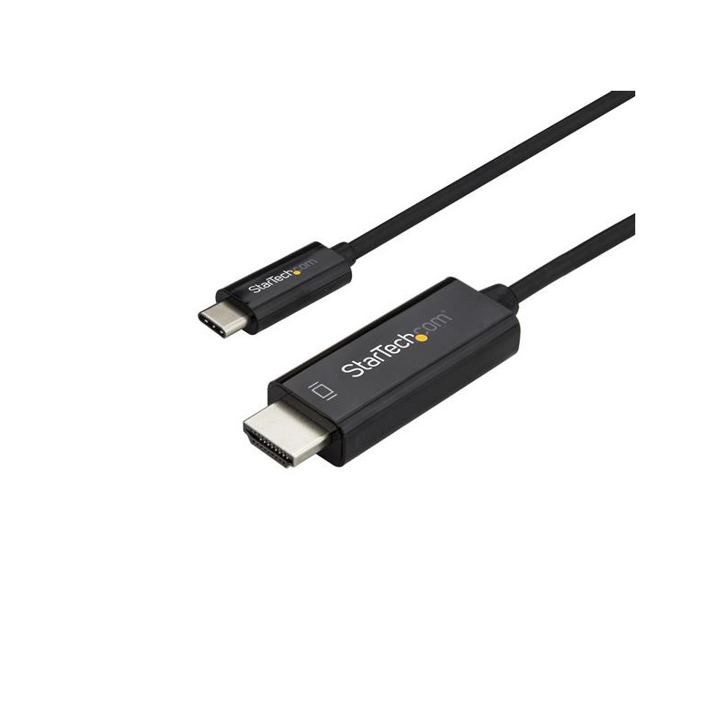 StarTech.com Cavo adattatore USB C a HDMI da 2m - Cavo video USB tipo C a HDMI 2.0 - Compatibile con Thunderbolt 3 - USB Type C