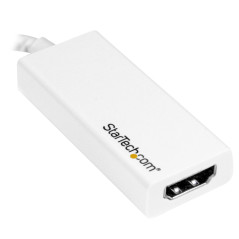 StarTech.com Adattatore video USB-C a HDMI - M F - Ultra HD 4K - Bianco