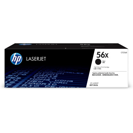 HP Cartuccia toner nero ad alta capacità originale LaserJet 56X