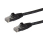 StarTech.com Cavo patch CAT6 1,5 m - Filo di rame al 100% - Connettore antistrappo - Nero